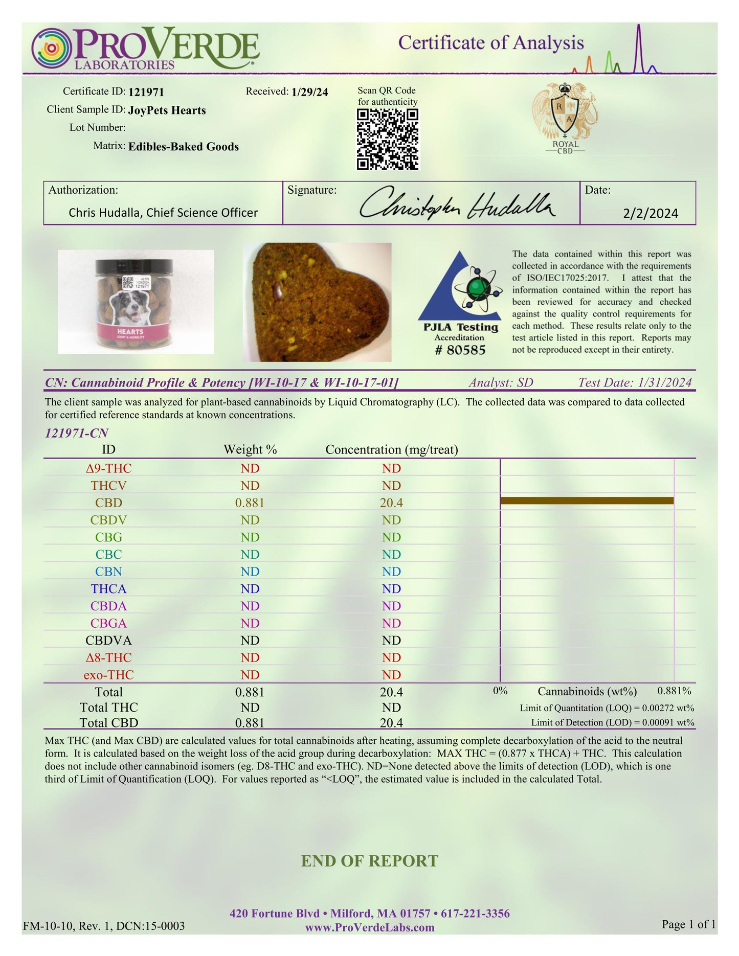 JOYPETS CBD TREATS FOR DOGS | HEARTS (JOINT AND MOBILITY)