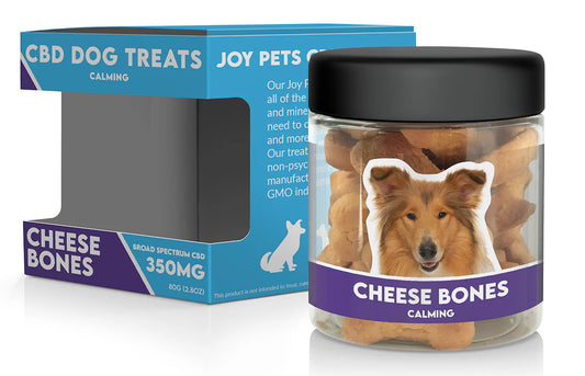 JOYPETS CBD TREATS FOR DOGS | CHEESE BONES (CALMING)